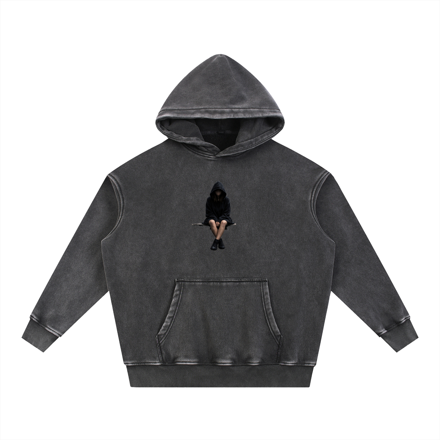 Bigg Dave - I Sat Down - Men's - Oversize Hoodie