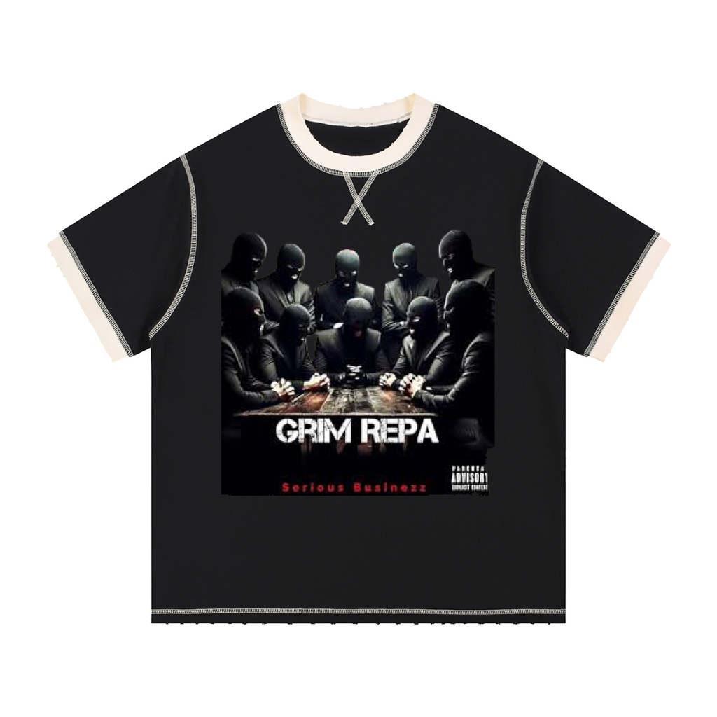 Grim Repa - Serious Businezz - Cotton T-Shirt