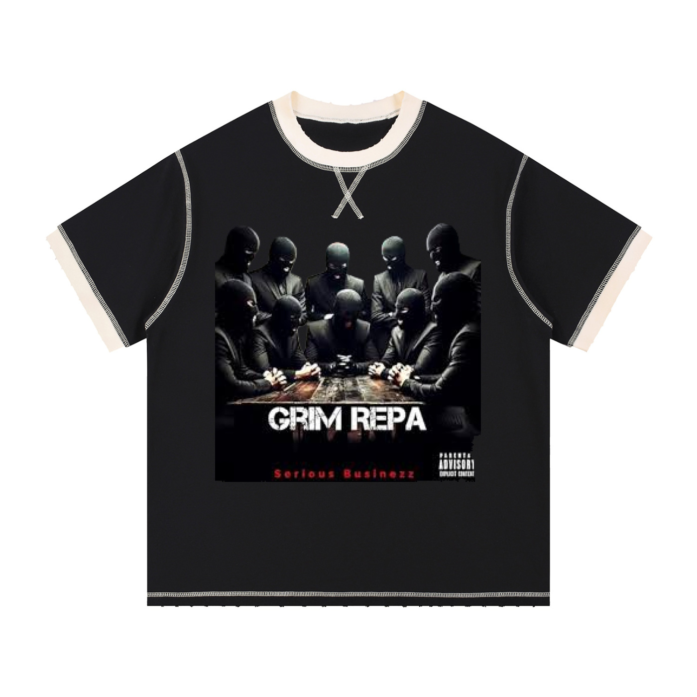 Grim Repa - Serious Businezz - Cotton T-Shirt