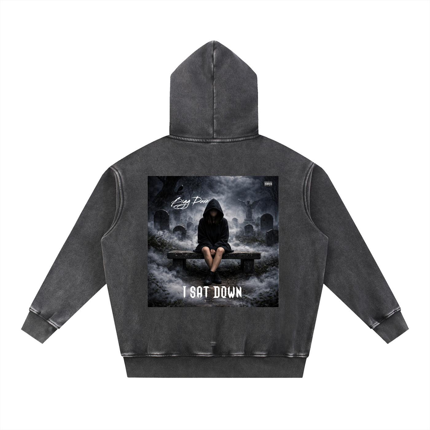 Bigg Dave - I Sat Down - Men's - Oversize Hoodie