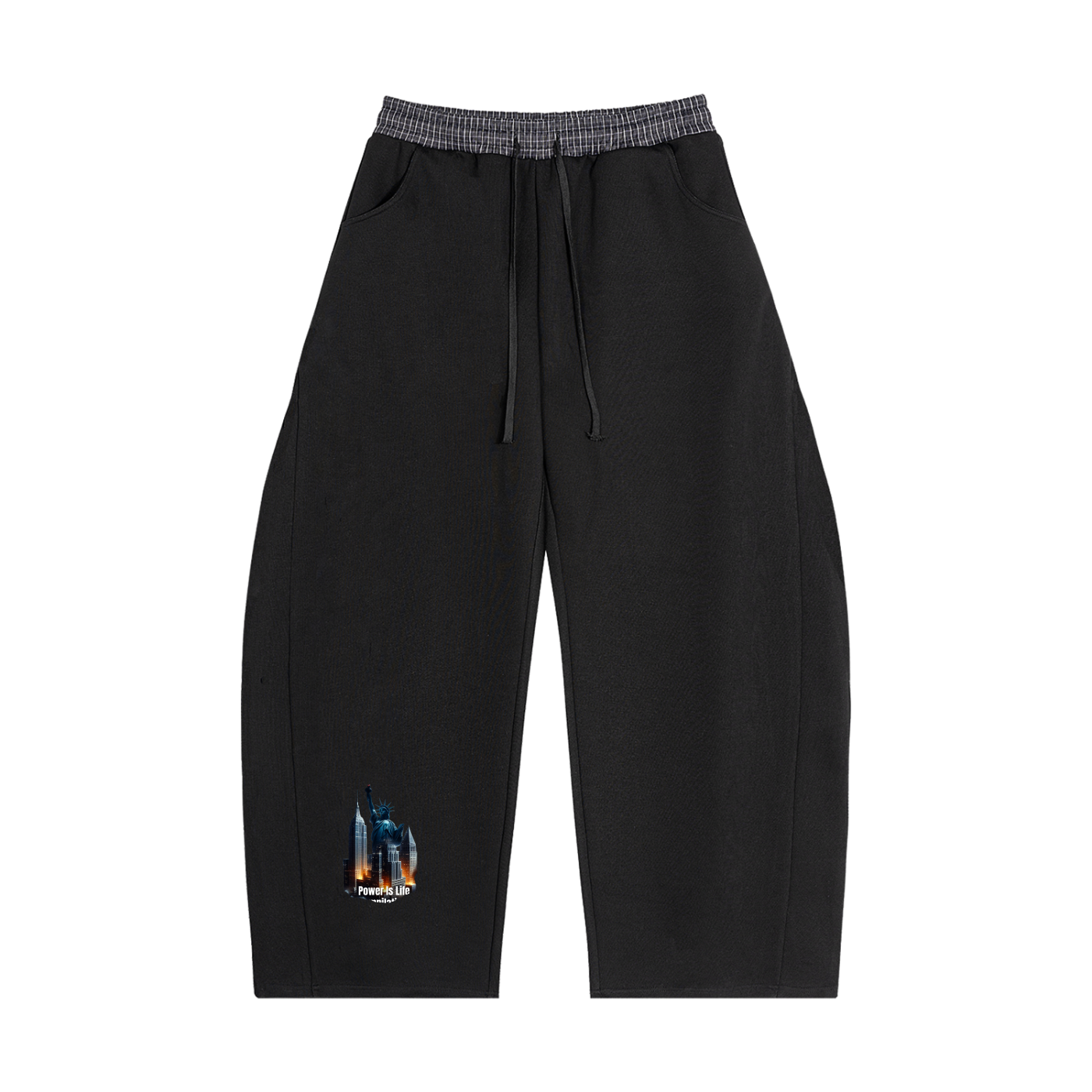 Power Is Life - Men's - Waistband Barrel Sweatpants